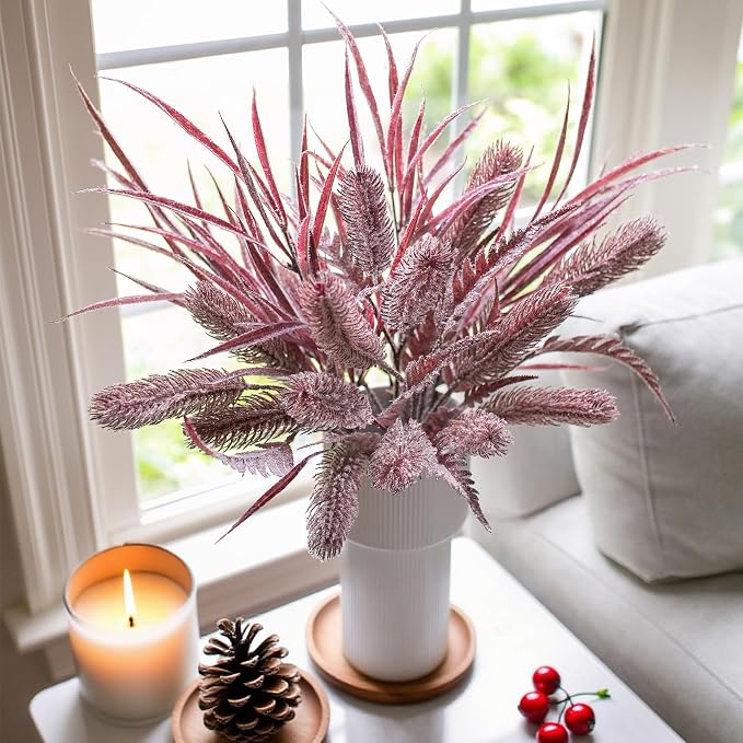 7 PCS Artificial Stems Fake Plants - Image 2
