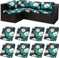 8Pcs Patio Cushion Covers, Outdoor Cushions Covers, Stretch Cushion Covers by Unknown