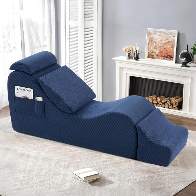 Yoga Chairs for Adults, Ergonomic Chaise Lounge Chair Indoor by LEIMAOFC