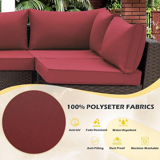 HOMREST Outdoor Replacement Cushions - Image 5