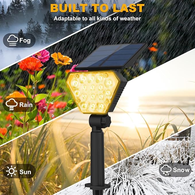 T-SUN Solar Lights Outdoor Waterproof IP65 - Image 7