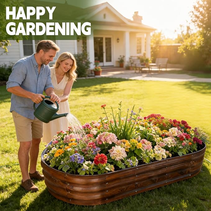 Galvanized Raised Garden Bed Outdoor, Large Raised Bed - Image 4