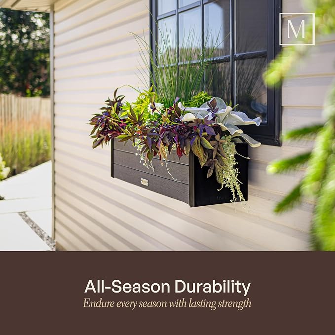 Mayne Vista 5ft Modern Window Box Planter - Image 5