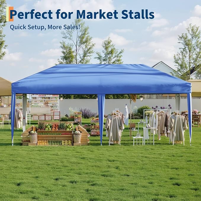 Garvee 10x10 Pop Up Canopy Tent, Heavy Duty Commercial Instant Shelter - Image 3