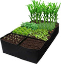 CJGQ Fabric Raised Garden Bed 6x3x1ft Garden Grow Bed Bags by CJGQ