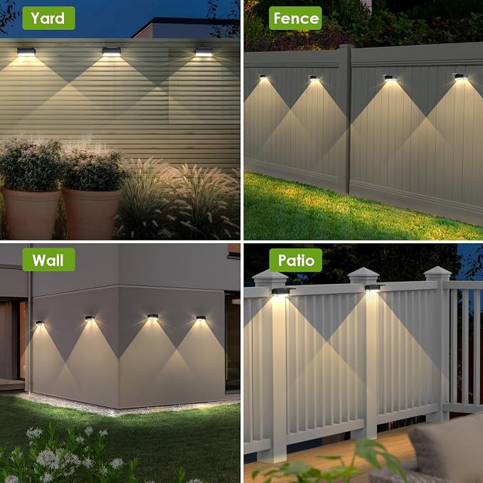 Solar Fence Lights Outdoor - Image 6