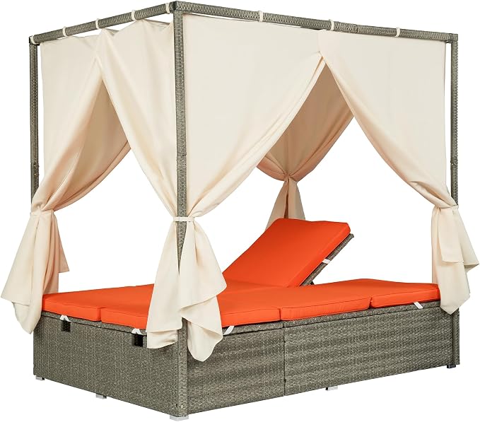 Wicker Metal Outdoor Pool Furniture - Image 8