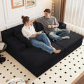 ODUWA Oversized Double Chaise Lounges Indoor, Upholstered Boneless Cloud by ODUWA