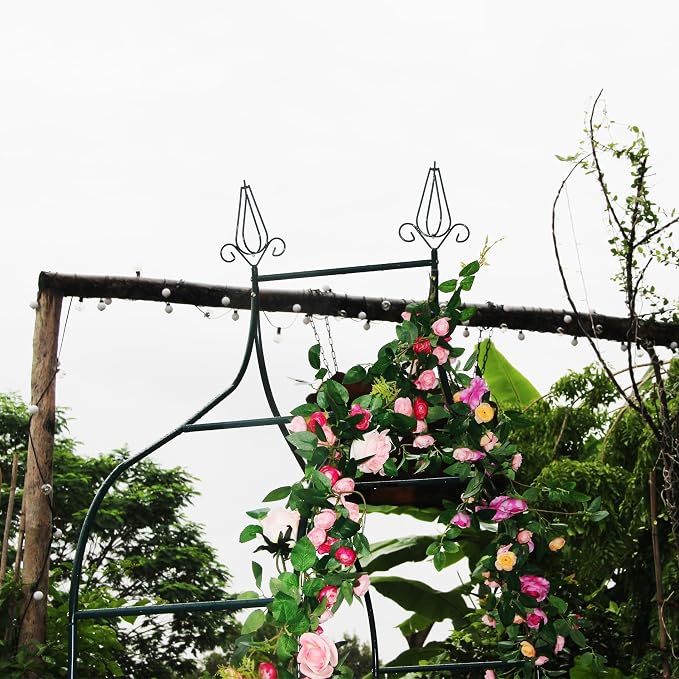 8.3 Ft H x 4.6 Ft W Metal Pergola Arbor - Image 8