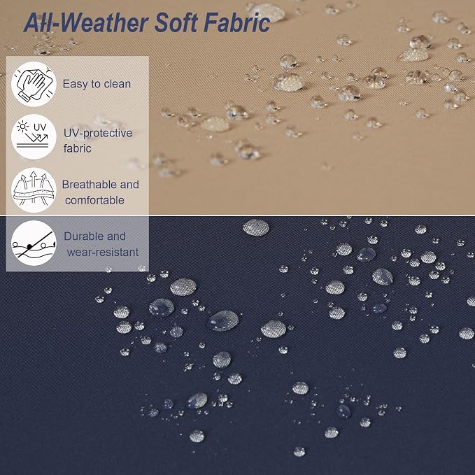 Outdoor Cushions Covers for Patio Furniture, Patio Cushion Covers Replacement - Image 5
