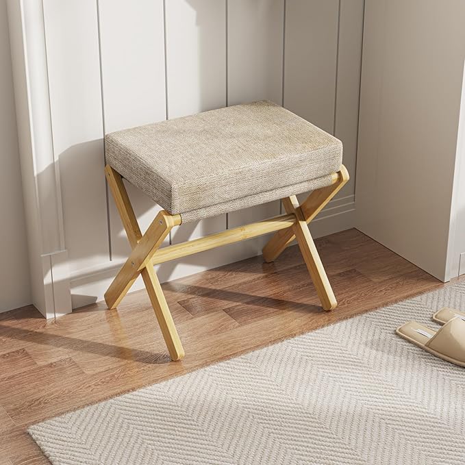 Foldable Foot Stool Ottoman, Modern Foot Rest - Image 7
