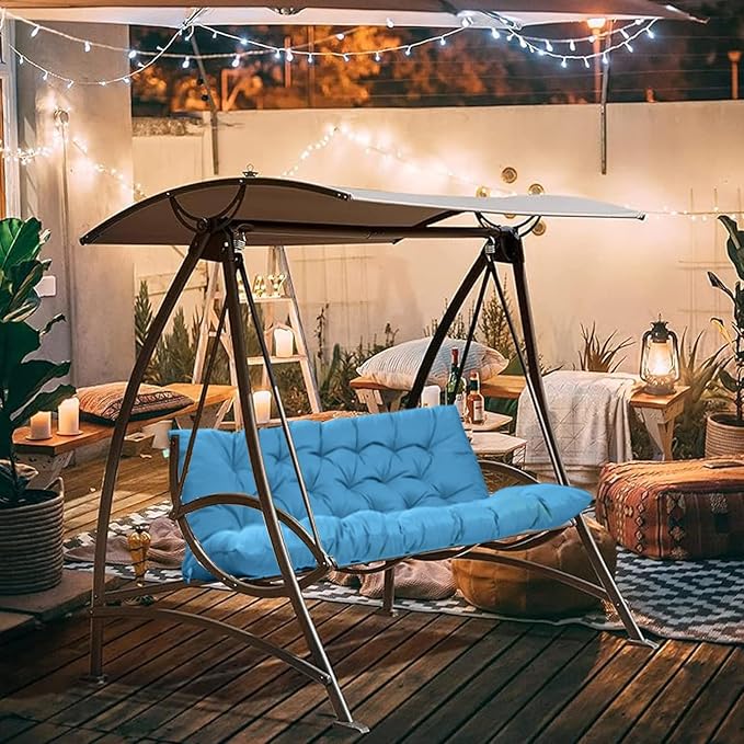 2-3 Seat Swing Replacement Cushion, Outdoor Bench Cushions - Image 5