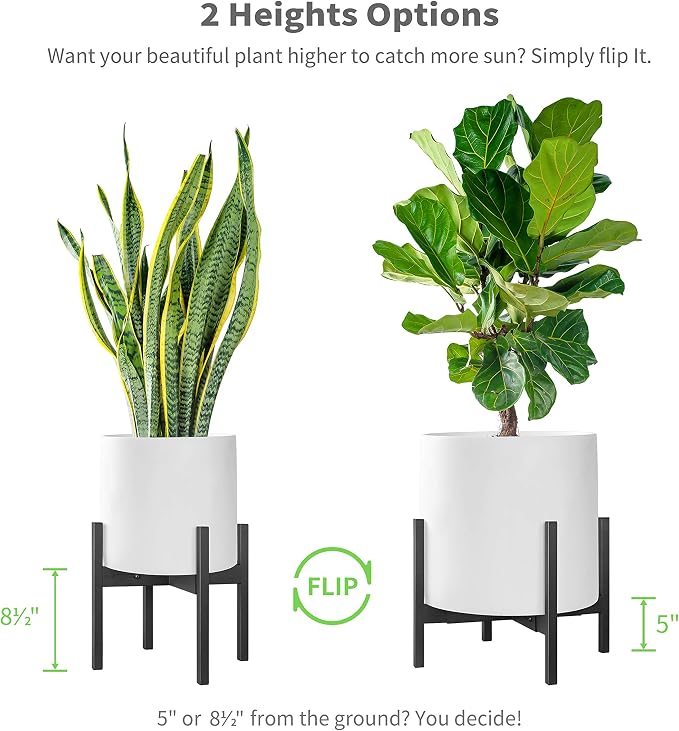 FaithLand Plant Stand, Adjustable Size Fits 12 13 14 15 16 Inches Large Plant - Image 4