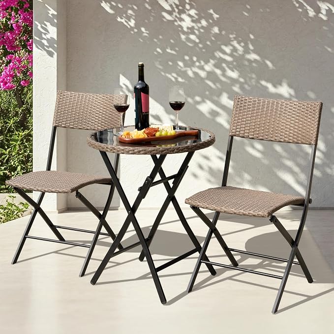 Idzo Metal Wicker Bistro Set by Idzo