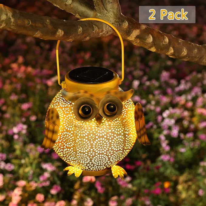 2 Pack Hanging Solar Lanterns - Image 6