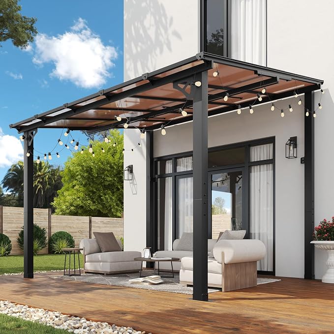 Aoxun 8' x 10' Gazebo for Patio, Gazebo Pergola by Aoxun