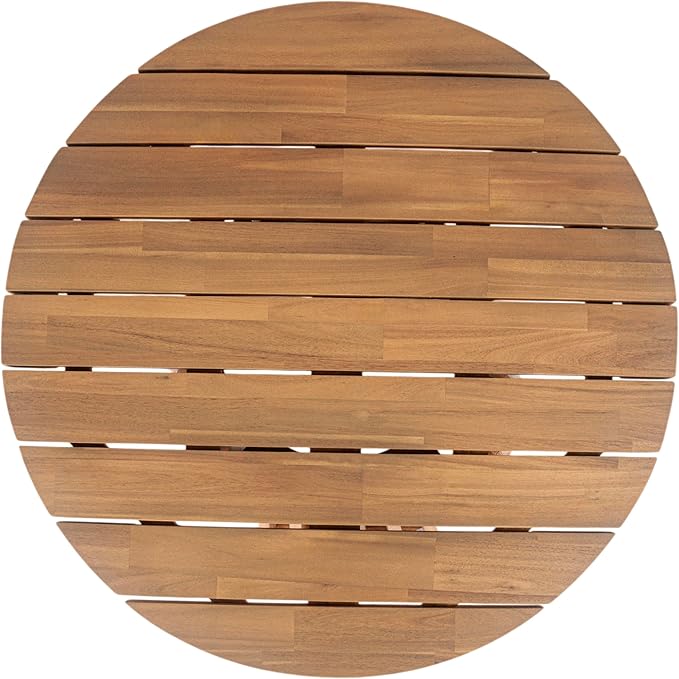Merax Outdoor Acacia Wood Conversation Set - Image 3