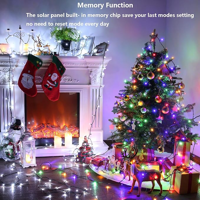 Joomer Color Changing Christmas Lights, 2 Pack Total 144FT 400 LED 12 Modes - Image 3