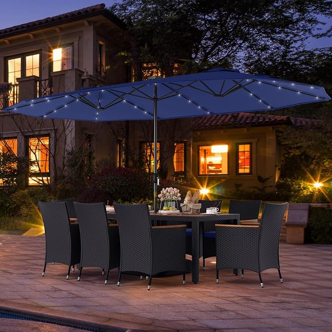 Tangkula 11 Pieces Patio Dining Set - Image 4
