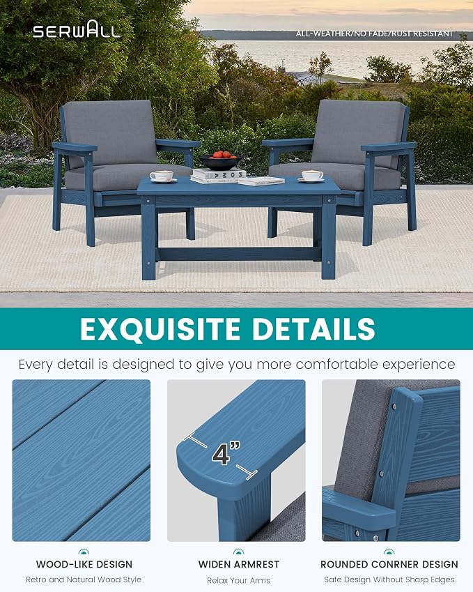 SERWALL HDPE Outdoor Couch - Image 4
