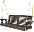 Amish Casual Heavy Duty 800 Lb Roll Back Treated Porch Swing by AmishCasual