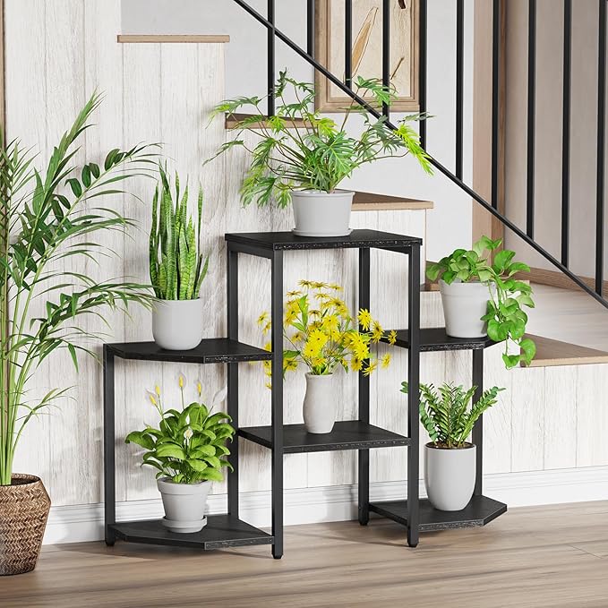 Plant Stand Indoor, 6 Potted Plant Stand, 6 Tiers Large Flower Holder, Planter - Image 2