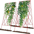 Cucumber Trellis 2 Pack, Foldable A-Frame Garden Trellis by UrGROWA