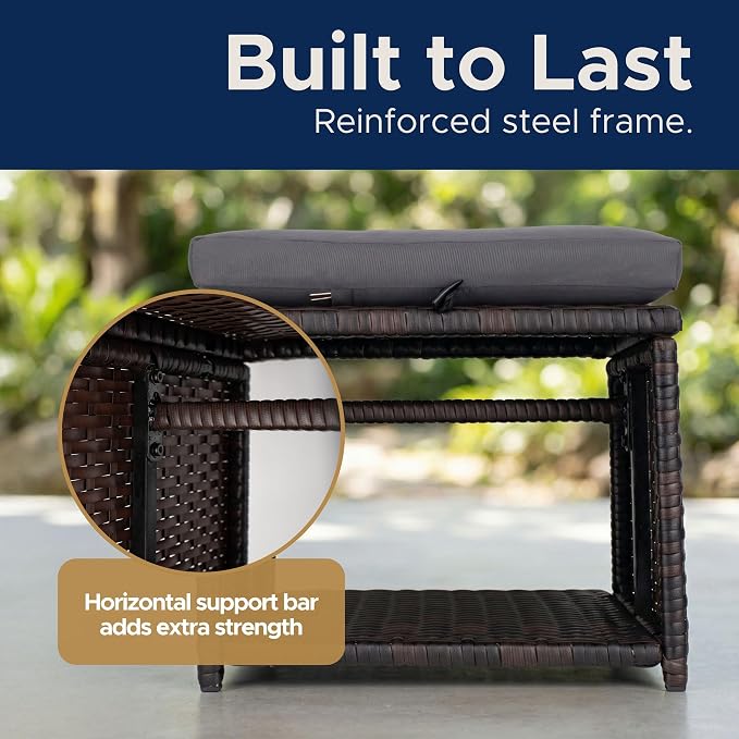 Outdoor Storage Ottoman - Image 7