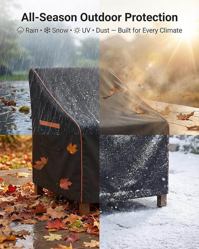 Outdoor Waterproof Patio Chair Covers, Heavy Duty Oxford Coating Weather - Image 9