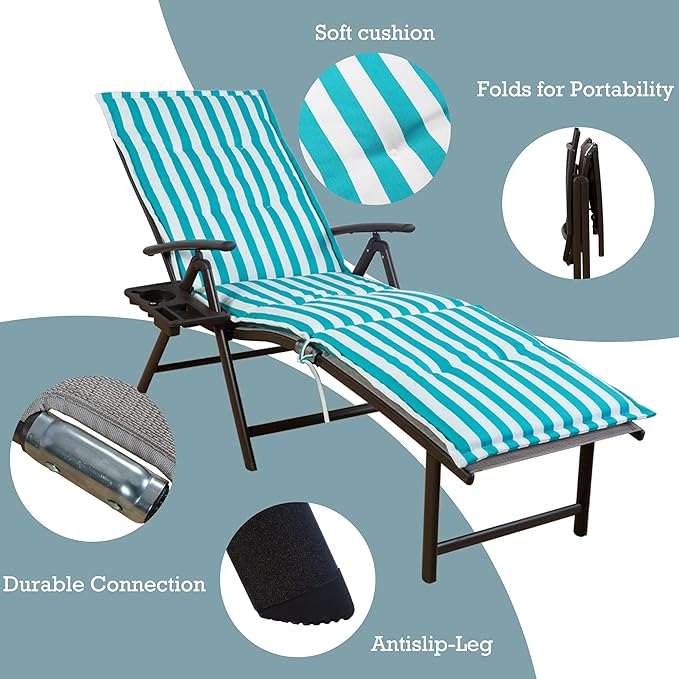 Kozyard Cozy Aluminum Reclining Lounge Chair - Image 4