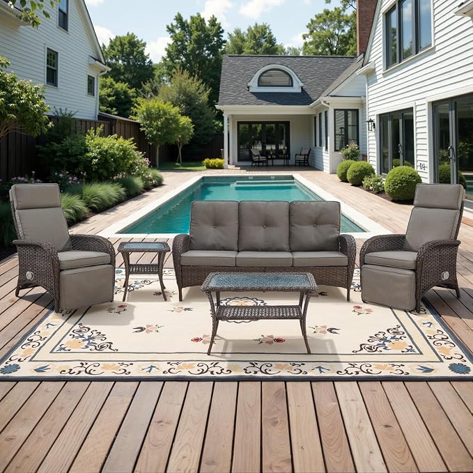 Belord 5 Piece Patio Furniture Set by Belord