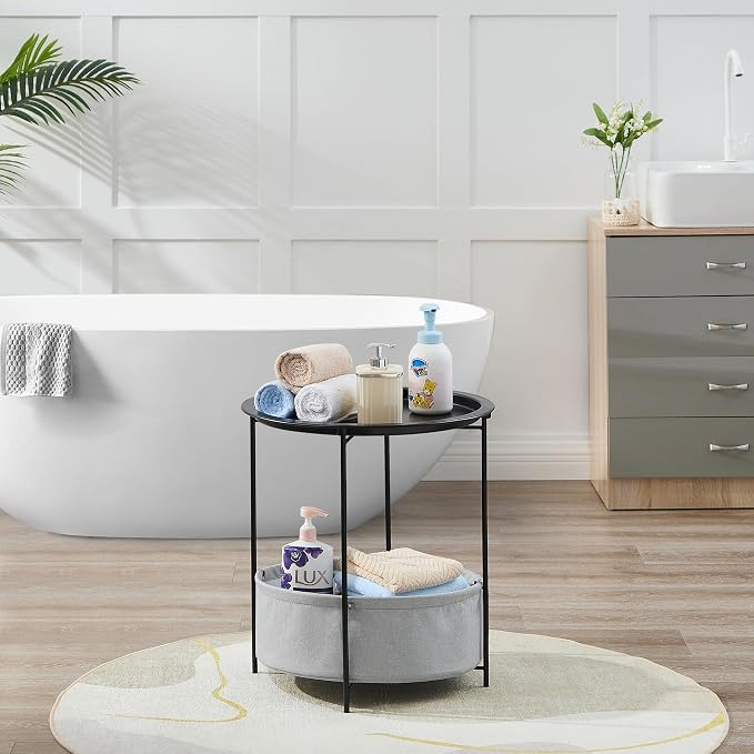 VECELO Round Side/End Table - Image 6