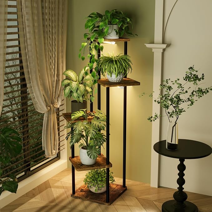Bamworld Tall Plant Stand Indoor - Image 2