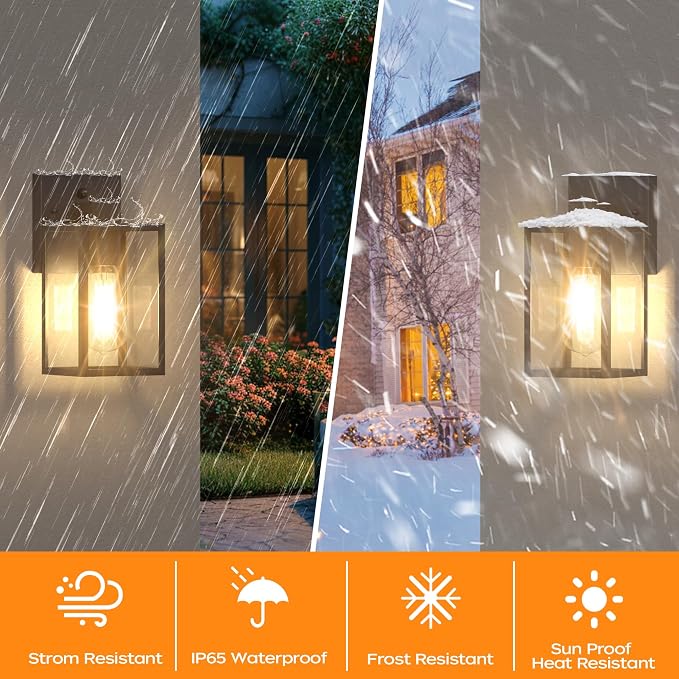Outdoor Light Fixture Wall Mount, LED Exterior lighting fixtures - Image 2