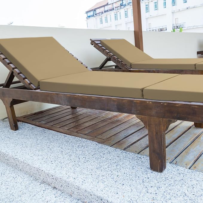 Pinkunn Chaise Lounge Cushion Waterproof Outdoor Lounge Chair Cushions 21 x 72 - Image 7
