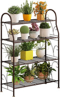SORCEDAS Plant Stand Indoor Outdoor Plant Shelf 4 Tier Metal Corner Flower by SpecialYourHome