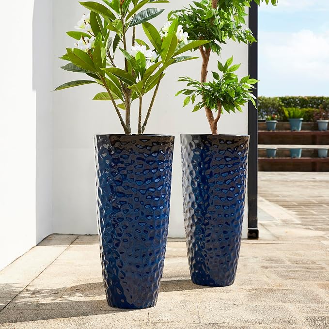 Glitzhome 31" H Oversized Tall Planter, Large Flower Containers - Image 5