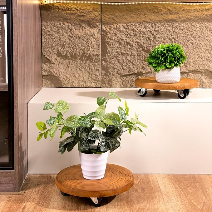 Yangbaga 2Pack 12inches Tree Plant Stand - Image 8