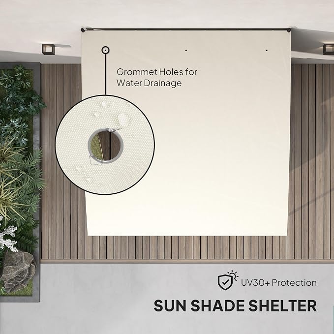 Outsunny 10' x 10' Outdoor Pergola Gazebo - Image 5