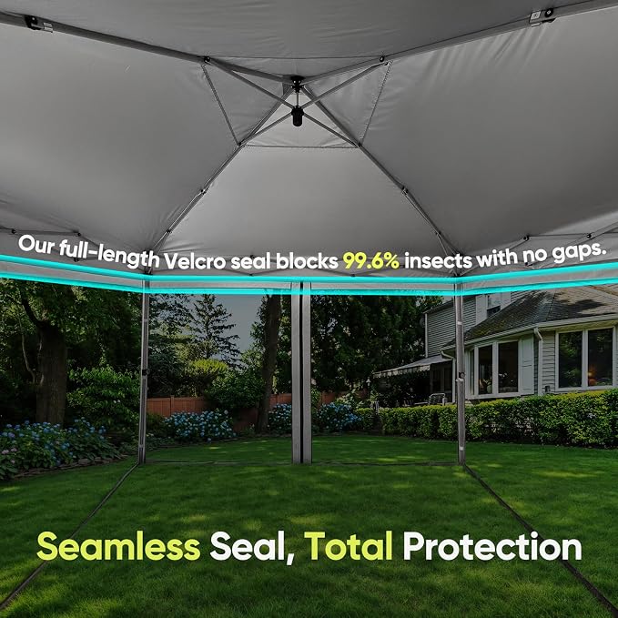Quictent 10'x10’ Pop up Screened Canopy Tent - Image 4