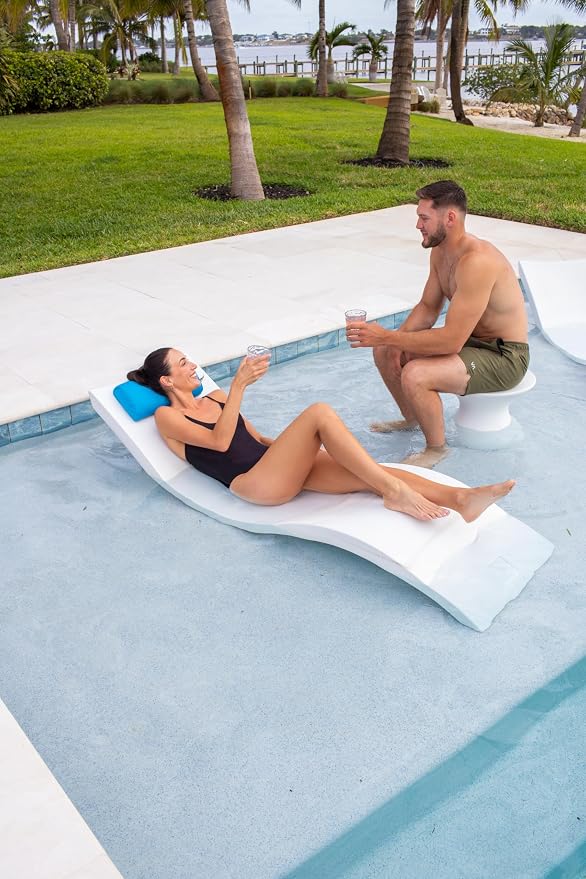 REZVANI Headrest Pillow for Patio Chaise Lounge, in Pool Lounger on Ledge - Image 7