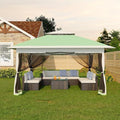 Canopy Tent 12x12 ft, Pop Up Gazebo One-Push Setup by GarveeLife