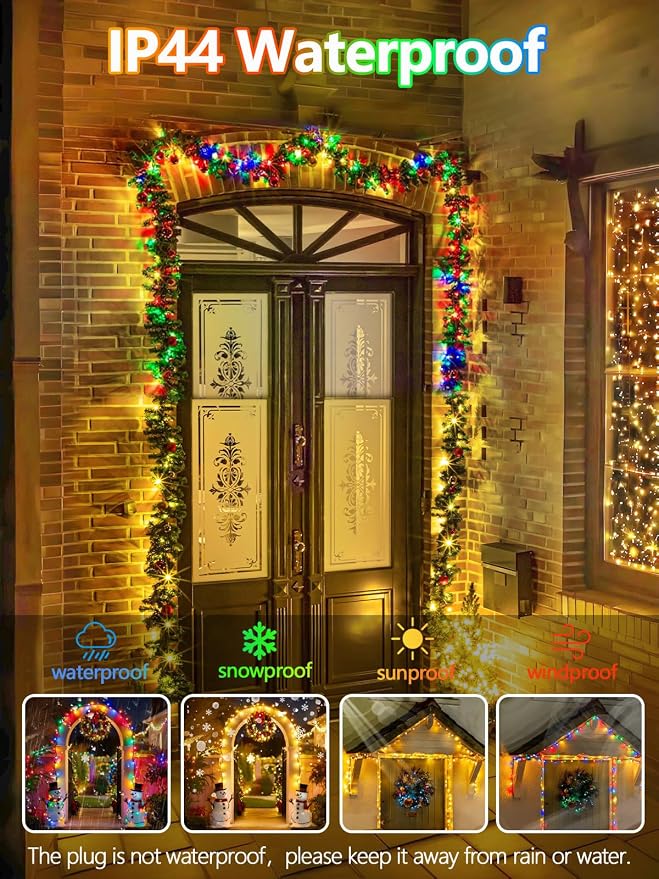 500 LED 165 FT Color Changing Christmas Lights - Image 4