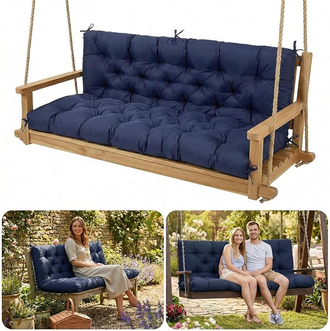 Porch Swing Cushions, Waterproof Swing Cushion by SLIMSTY