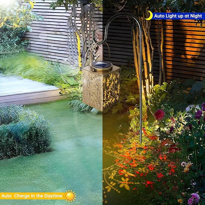 2 Pack Solar Lanterns - Image 3