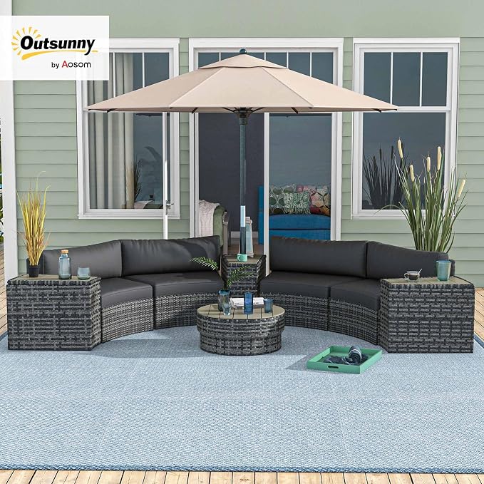 Outsunny 8 Piece Patio Furniture Set - Image 2