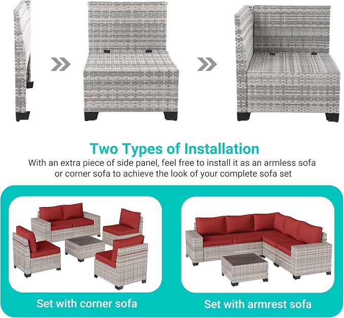 13-Piece Outdoor Patio Furniture Set - Image 4