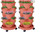 5-Tier Vertical Garden Tower Stackable Planter by Pinky+Family
