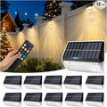 LumiZen Solar Fence Lights 12 Pack, 12 Modes RGB Color Glow LED Solar Lights by LUMIZEN