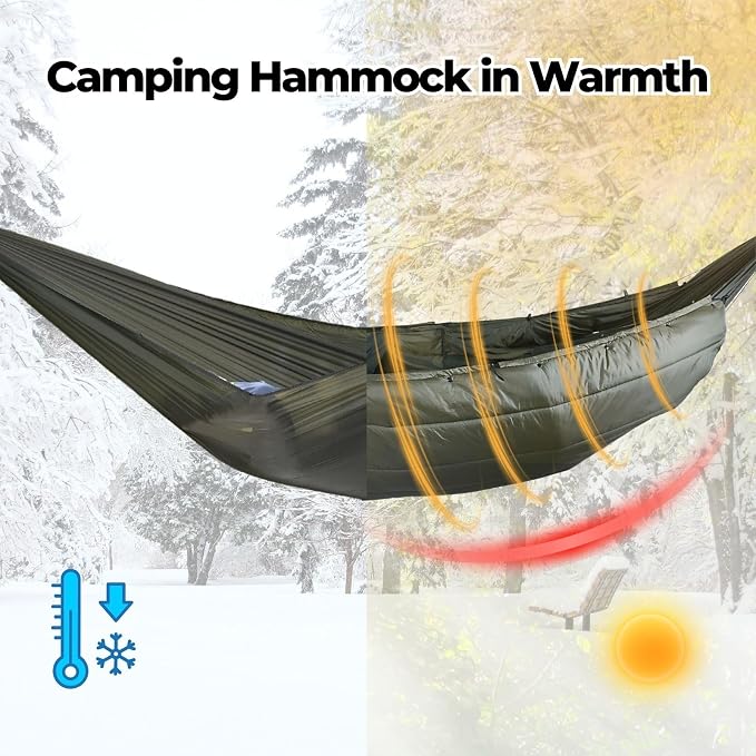 onewind Double Hammock Underquilt Warm Insulation Ultralight 3-4 Season Camping - Image 4